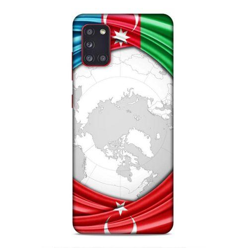 Samsung Galaxy A31 Uyumlu Kılıf Azarbaijan (17) Tasarım Kılıf Dünya Bayraklar