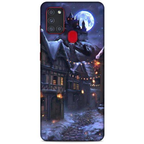 Samsung Galaxy A21s Kılıf Snowix (48) Bumper Kılıf Karışık Renkli
