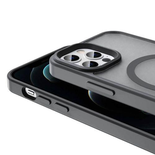 Apple iPhone 12 Pro Kılıf M-safe Şarj Özellikli Mat Arka Yüzey Zore Sio Kapak