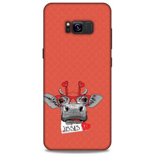 Animax Cute Cow Samsung Galaxy S8 Plus Kılıf Desenli Silikon
