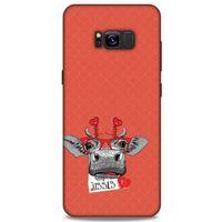 Animax Cute Cow Samsung Galaxy S8 Plus Kılıf Desenli Silikon