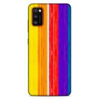 Lopard Samsung Galaxy A41 Uyumlu Kılıf Wood'X (29) Arka Koruma Kılıfı Baskılı