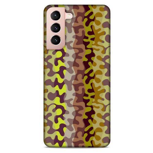 Lopard Samsung Galaxy S21 Uyumlu Kılıf Kamuflaj (87) Silicone Cover