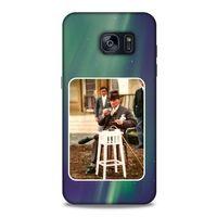 Samsung Galaxy S7 Edge Kılıf Atatürk (21) Koruyucu Kapak Yeşil Gökyüzü