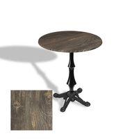 Dockers Çipa 1012 Döküm Ayak Yuvarlak Masa Çap 70cm - (Werzalit, Wermodin ve Allzalit Tabla) - Old Pine