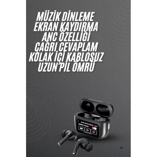Yeni Nesil Pro Ekranlı Bluetooth Kulaklık 5.0 Bluetooth