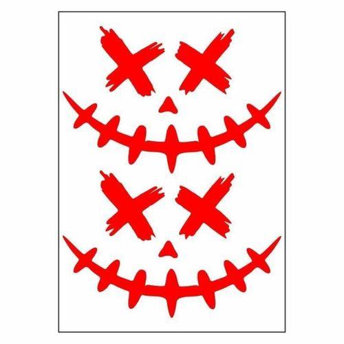 SEVGENT A4 Sticker 113 Tek Paket Çoklu Joker Kırmızı