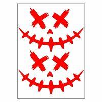 SEVGENT A4 Sticker 113 Tek Paket Çoklu Joker Kırmızı