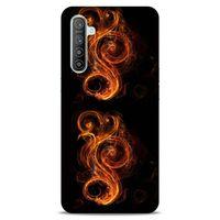 Lopard Oppo Realme XT Uyumlu Kılıf FireX (23) Ultra Koruma Kılıfı Ateşten Simge