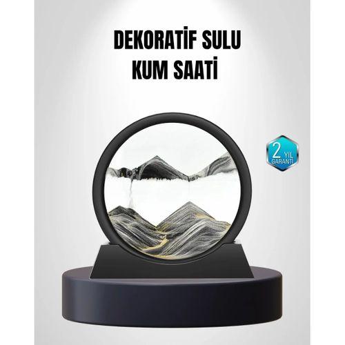 Zarif Cam Kum Saati – Ofis, Ev Ve Raf Dekoru İçin Es Tasarım