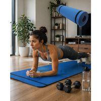 10 Mm Egzersiz Matı Yoga Pilates Aerobik İçin Kaymaz Doku Esnek Dayanıklı Tasarım
