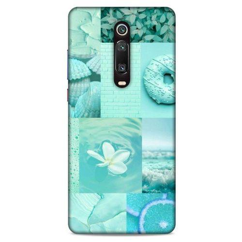 Xiaomi Mi 9T Pro Uyumlu Kılıf Yeşil Delisi (36) Glitter Kılıf Tropikal orman yeşili
