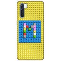 Lopard Oppo A91 Uyumlu Kılıf BloX (24) Darbe Emici Kılıf M Harfi