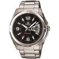 Casio EF-129D-1AVUDF Edifice Quartz Çelik Gri Siyah Kadran 10 ATM 45 mm Erkek Kol Saati