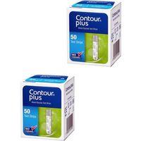 Contour Plus kaan şeekeri Ölçüm Stribi 2 Kutu 100 Adet