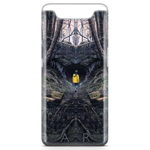 Samsung Galaxy A80 Kılıf Dark Arka Kapak Koruma Desenli Full Koruyucu