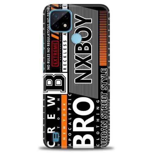 Realme C21 Kılıf HD Baskılı Kılıf - NxBoy + Tam Ekran Koruyucu