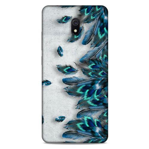 Xiaomi Redmi 8A Kılıf Desenli Özel Seri Tüyler (41) Tank Kılıf