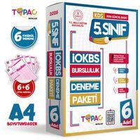 2026 5 Sınıf Topaç Yayınları İOKBS-BURSLULUK 6lı Deneme Paketi Dijital Çözümlü Türkiye Geneli
