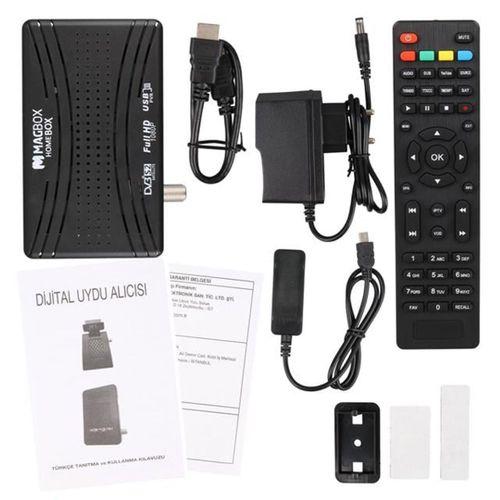 Magbox Homebox Full HD Uydu Alıcısı 4000 Kanal TKGS / Youtube / USB Destekli (Uzatma Display Gözlü)