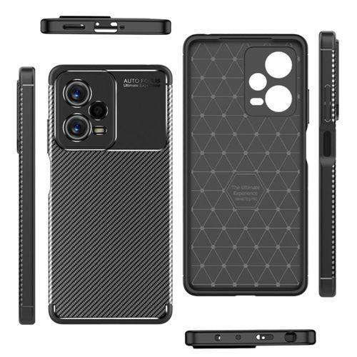 XD Xiaomi Redmi Note 12 Pro 5G Kılıf Focus Karbon Silikon - Siyah