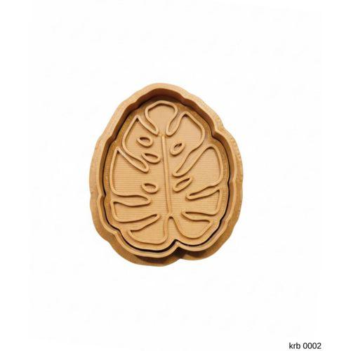 Monstera Yaprak Sekillendirici Kalip Kurabiye Hamur Kesici Oyun ve Seker Hamuru Seti