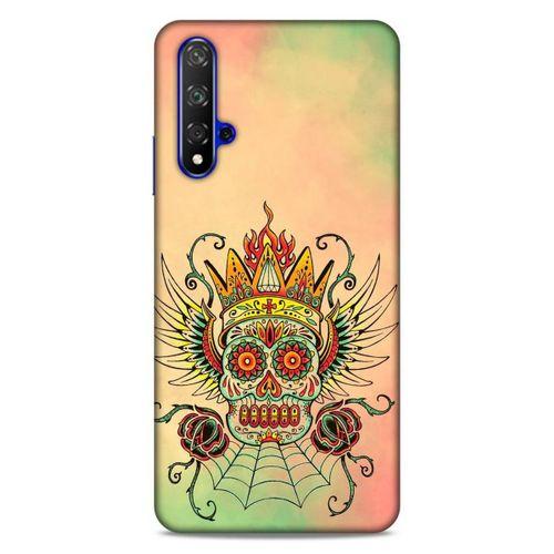 Lopard Huawei P Smart S 2020 Uyumlu Kılıf Tattoo's (20) Koruyucu Kılıf Skeleton
