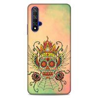 Lopard Huawei P Smart S 2020 Uyumlu Kılıf Tattoo's (20) Koruyucu Kılıf Skeleton