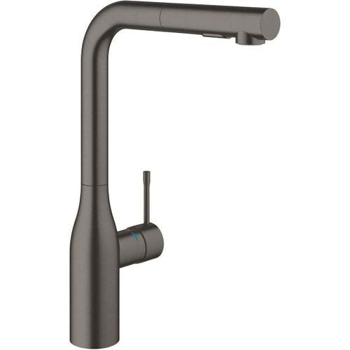 Grohe Eviye Bataryası Spiralli 2 Fonk Essence Brushed Hard Graphite 30504AL0
