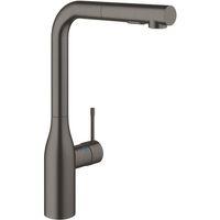 Grohe Eviye Bataryası Spiralli 2 Fonk Essence Brushed Hard Graphite 30504AL0