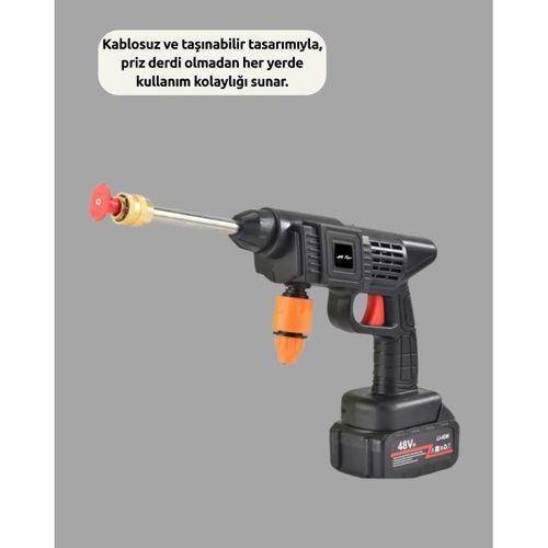 Akülü Basınçlı Yıkama Tabancası 450psı Su Püskürtme Makinesi