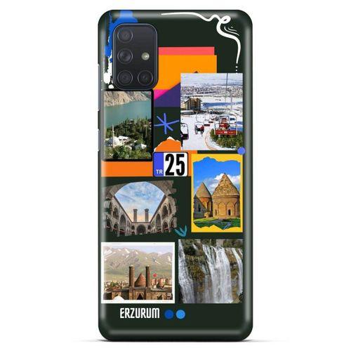 Lopard Samsung Galaxy M51 Uyumlu Kılıf Şehirli ※ (25) Erzurum Antişok Kapak