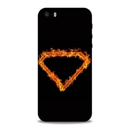Lopard Apple iPhone SE Uyumlu Kılıf FireX (49) Ultra Silikon Kılıf SuperMan