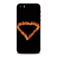 Lopard Apple iPhone SE Uyumlu Kılıf FireX (49) Ultra Silikon Kılıf SuperMan
