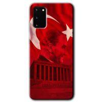Potkal Hediye Fabrikası Samsung Galaxy S20 Kılıf HD Desen Baskılı Arka Kapak - Anıtkabir Atatürk