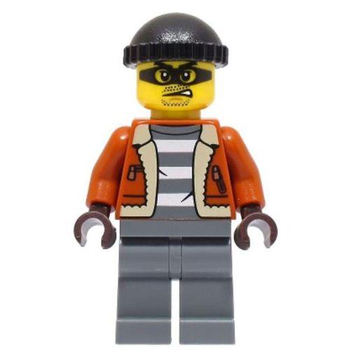Lego Minifigür Police City Bandit Crook Male cty1566