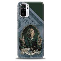 Xiaomi Poco M5s Kılıf HD Baskılı Kılıf - Dolar + Tam Ekran Koruyucu