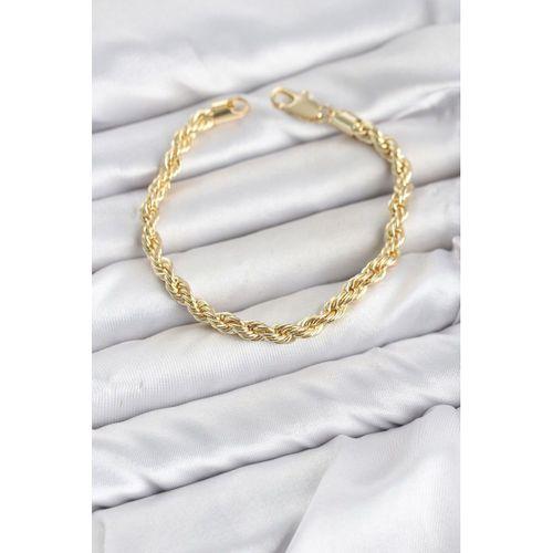 CM Burgu Model Gold Renk Pirinç Kadın Bileklik