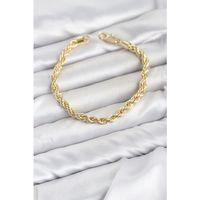 CM Burgu Model Gold Renk Pirinç Kadın Bileklik