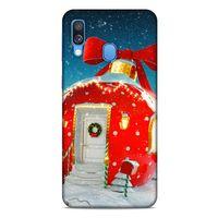 Samsung Galaxy A40 Kılıf Snowix (15) Antişok Kılıf Alev Kırmızı