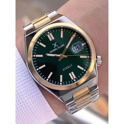 Daniel Klein Erkek Kol Saati 30 Metre Suya Dayanıklı Çelik Kordon + Bileklik Hediyeli VS.BLKT.0653