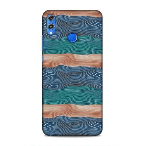 Huawei Honor 8x Uyumlu Kılıf Utopia (8) Baskılı Kılıf Lacivert