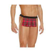 Fantezi Arkası Açık Ekoseli Erkek Etek