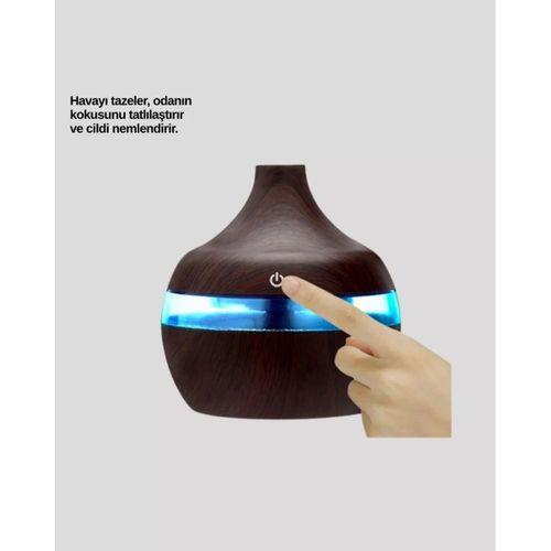 7 Renk Led Işıklı Ultrasonik Aroma Difüzör 300 Ml