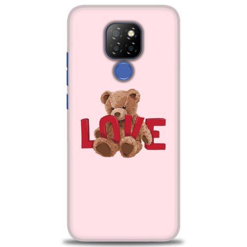 General Mobile GM 20 Kılıf HD Baskılı Kılıf - Love Bear + Tam Ekran Koruyucu