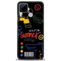 Realme C15 Kılıf HD Baskılı Kılıf - Summer + Tam Ekran Koruyucu