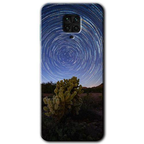 Xiaomi Redmi Note 9 Pro Kılıf Baskılı Kapak - Eclipse Sky +Tam Kaplayan Mat Seramik