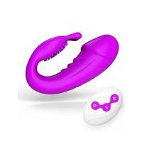 Kablosuz Kumandalı Şarjlı 2 in 1 Giyilebilir Rabbit Mini Vibratör