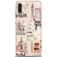 Samsung Galaxy A70 Kılıf HD Baskılı Kılıf - Berlin Set + Tam Ekran Koruyucu