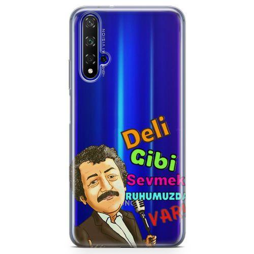 Honor View 20 Kılıf Caps Müslüm Gürses Arka Kapak Koruma Desenli Full Koruyucu